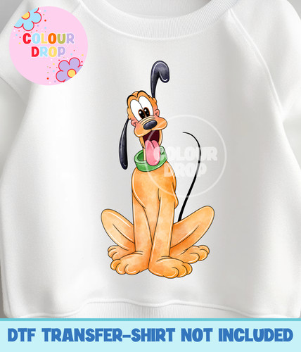 Disney pluto dtf transfer iron - disney,