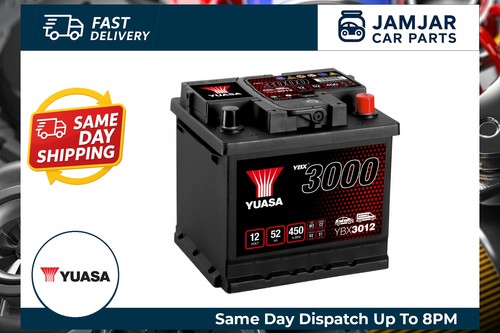 Yuasa car battery ybx3012 - battery, 12v