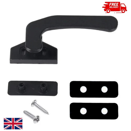 Window black lever latch lock - lever,