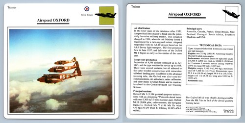 Airspeed oxford trainer - trainer,
