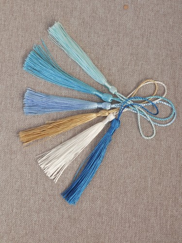 Tassel charms for bookmarks - for,