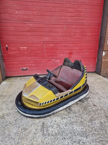 Vintage fairground dodgem car - dodgem,