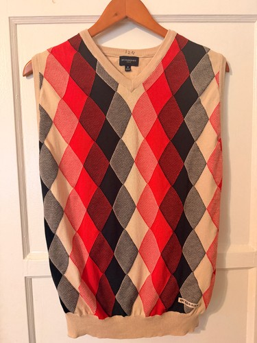 Burberry men golf vest medium - golf,
