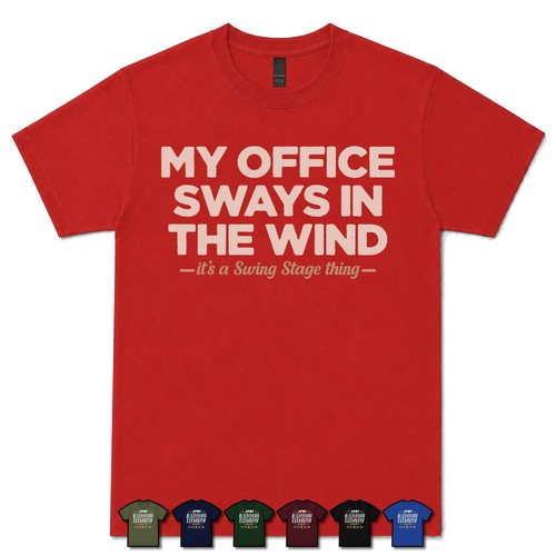 Office sways the wind - my,