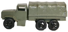 VINTAGE TEE-MEE OD GREEN PLASTIC M34 DEUCE & A HALF 2.5 TON CARGO US ARMY TRUCK
