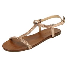 Ladies Spot On Flat Diamante