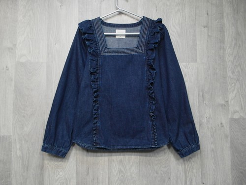 Seventy mochi denim blouse - +,