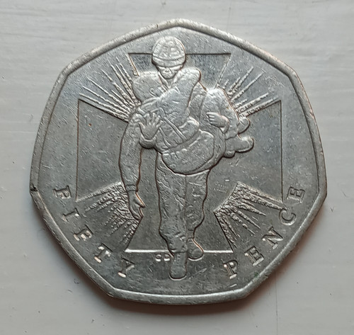 Victoria cross 50p coin - -, 50