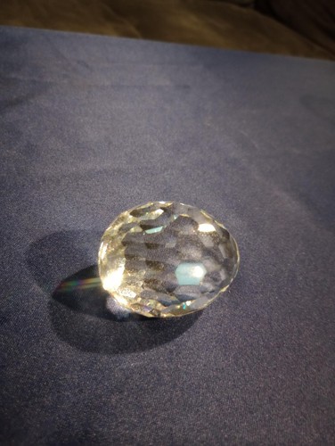 Swarovski silver crystal - 2.5",