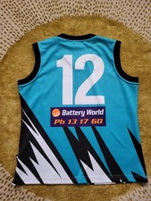 Southern Power Match Worn AFL (Sydney) Jersey/Vest #12 - Kombat -  Size XL