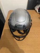 Light LS2 Adult Large American Football Helmet Silver