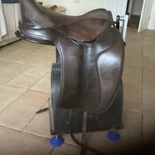 17” Heather Moffett Vogue Dressage Saddle - Brown Mk 1