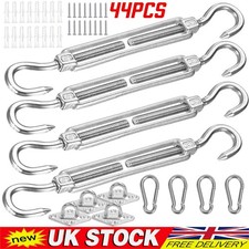 44X Sun Shade Sail Garden Patio Sunscreen Awning Canopy Stainless Fixing Fitting