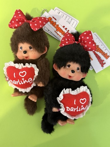 Monchichi keychain set - monchichi,