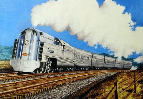Crusader locomotive and tender - and,