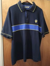 Leeds United Polo Shirt Adult Size XXL in Dark Blue - Good Condition