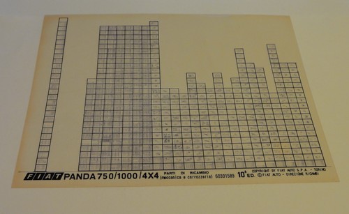 Microfiche spare parts - microfiche, catalog