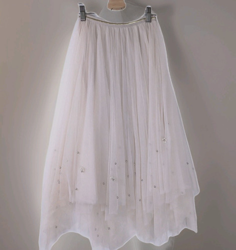 Miss silk cream sequin - sequin, tulle