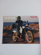 Kawasaki KLR 650 Motorcycle Sales Brochure 1987 99943-1715 ALL-E 