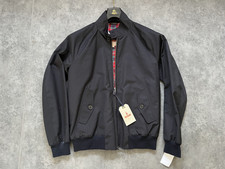 Baracuta Made In England G9 Original Harrington Jacket - Dark Navy, Size 42 NEW