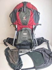 Deuter Carrier Kid Comfort 2 Variflex Red Gray Hiking Backpack Carrier 