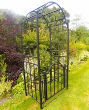 Metal Garden Arch and Gates
