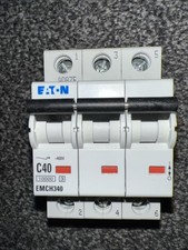 Eaton MCB 40 Amp Type C 40A