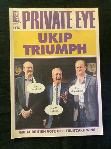 Private eye magazine october - magazine,