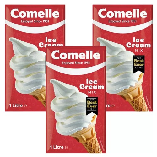 Comelle ice cream mix - cream, vanilla