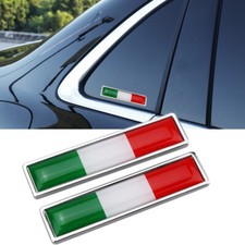 2X Italy Italian Flag 3D