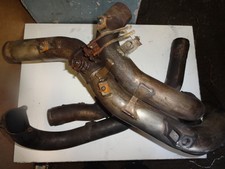 DUCATI 1098 1098S 2007 2008 2009 2010 2011:EXHAUST DOWNPIPES & LINKS PIPES:USED