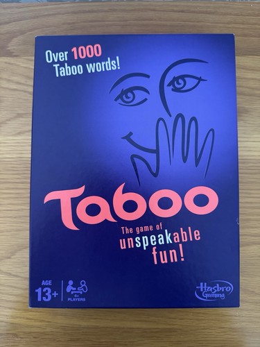 Taboo board game hasbro - game,