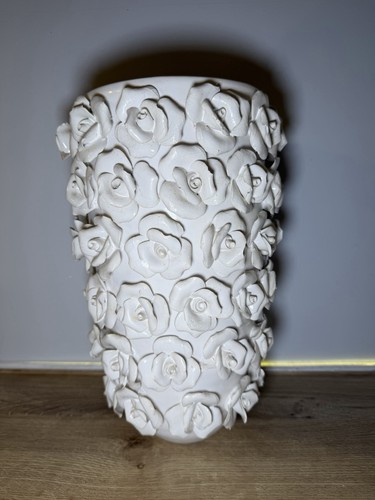 Large white rose encrusted - rose,