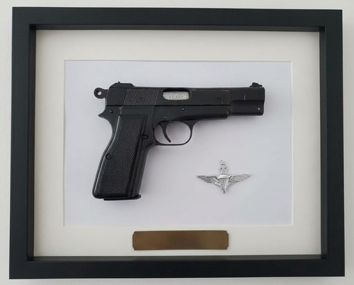 Framed l9a1 browning cold cast - framed,