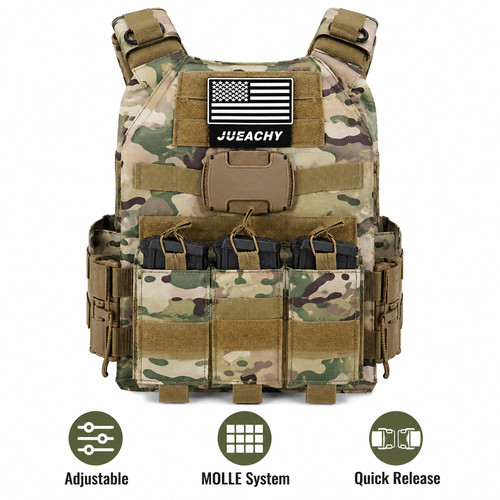 Jueachy tactical vest plate - vest,