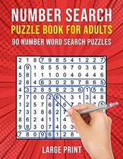 Number Search Puzzle Books for Adul..., Publishing, Puz