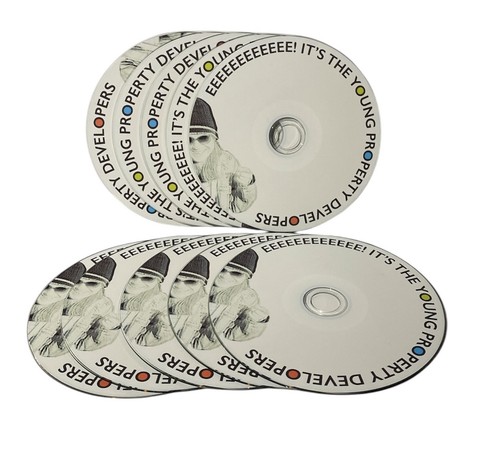 100 printed cds and - 100,