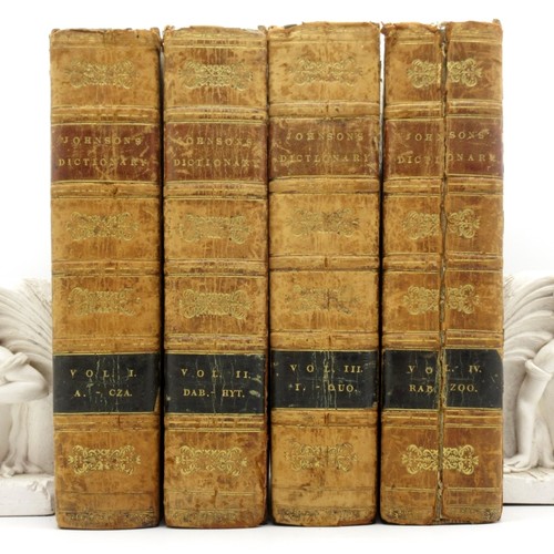 Samuel johnson dictionary of - a,