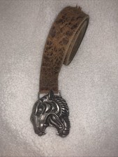 Mens Brown Rough Leather