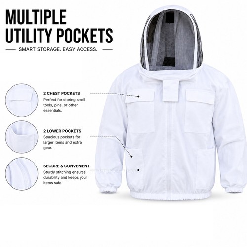 Beekeeping jacket layer - jacket, 3