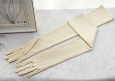 Champagne Spandex Long Fingered Bridal Wedding/Prom/Opera/Occasion Evening Glove