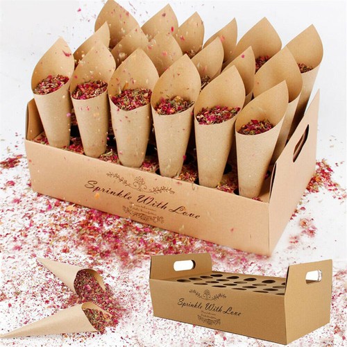 Rustic kraft paper confetti - paper,