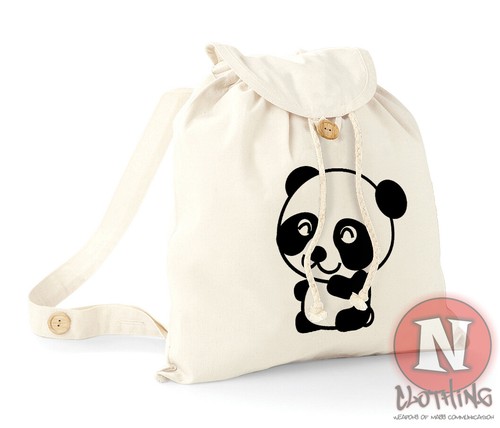Cute panda backpack - cute, holiday