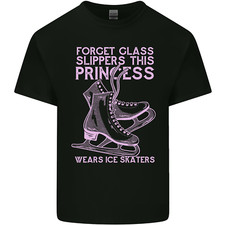 Funny Skater This Princess Wears Ice Skates Kids T-Shirt Childrens