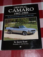 Original Chevrolet Camaro 1967-1969 Restorers Guide by Jason Scott HB Slip Cover
