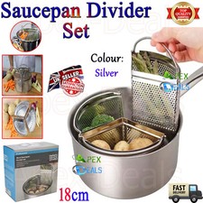 3pcs Saucepan Divider Steamer