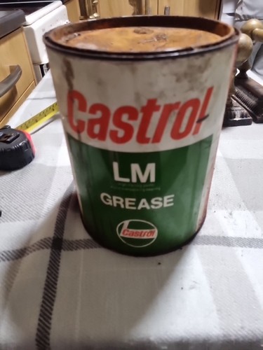 Vintage castrol grease tin - grease,