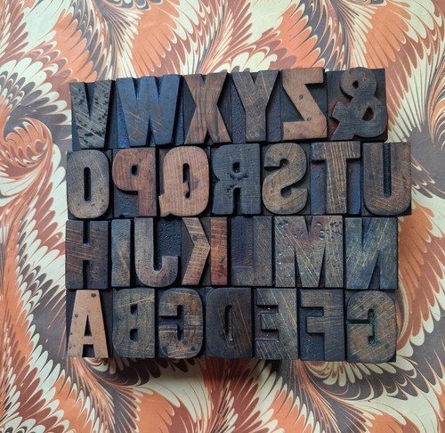Wooden letterpress printers - wooden,