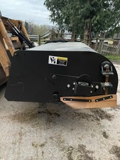 72’’ Inch Bucket Brush  Hydraulic Sweeper For Skid Steer Bobcat Case New Holland