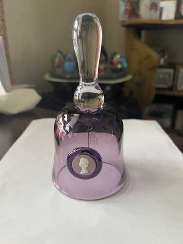 Wedgwood amethyst glass bell - amethyst,